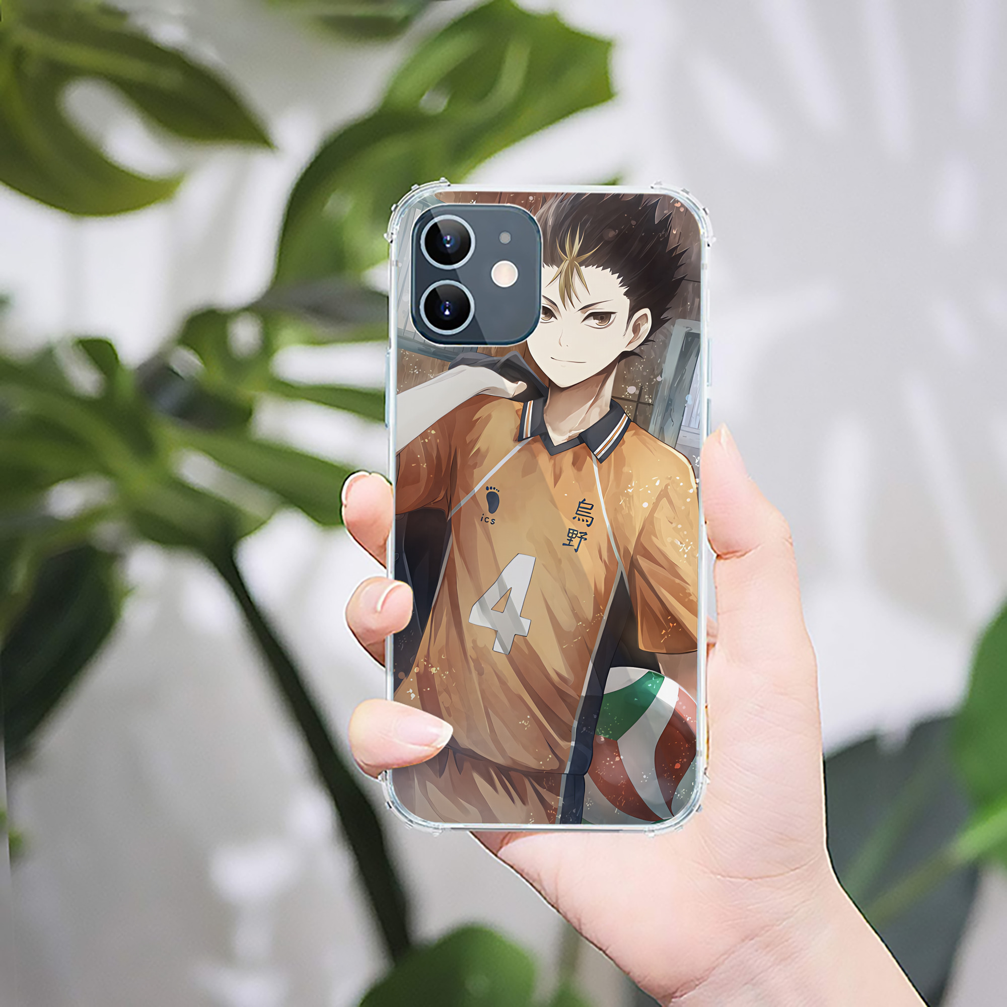（画像用） ハイキュー!! Haikyu!! 【iPhone 12シリーズ対応】透明スマホケース（クリアソフトケース）